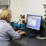 Kathy in one of our consultation rooms
