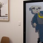 Gymea consultation room and hallway mural character